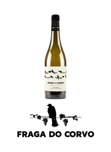Fraga do Corvo Botella y Logo